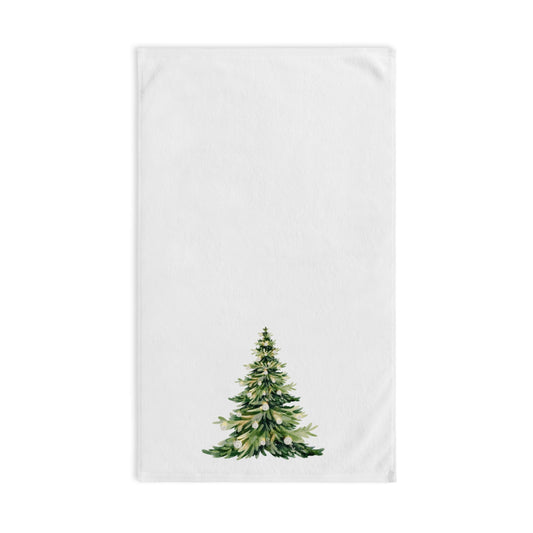Christmas Tree Hand Towel – Holiday Bathroom Decor