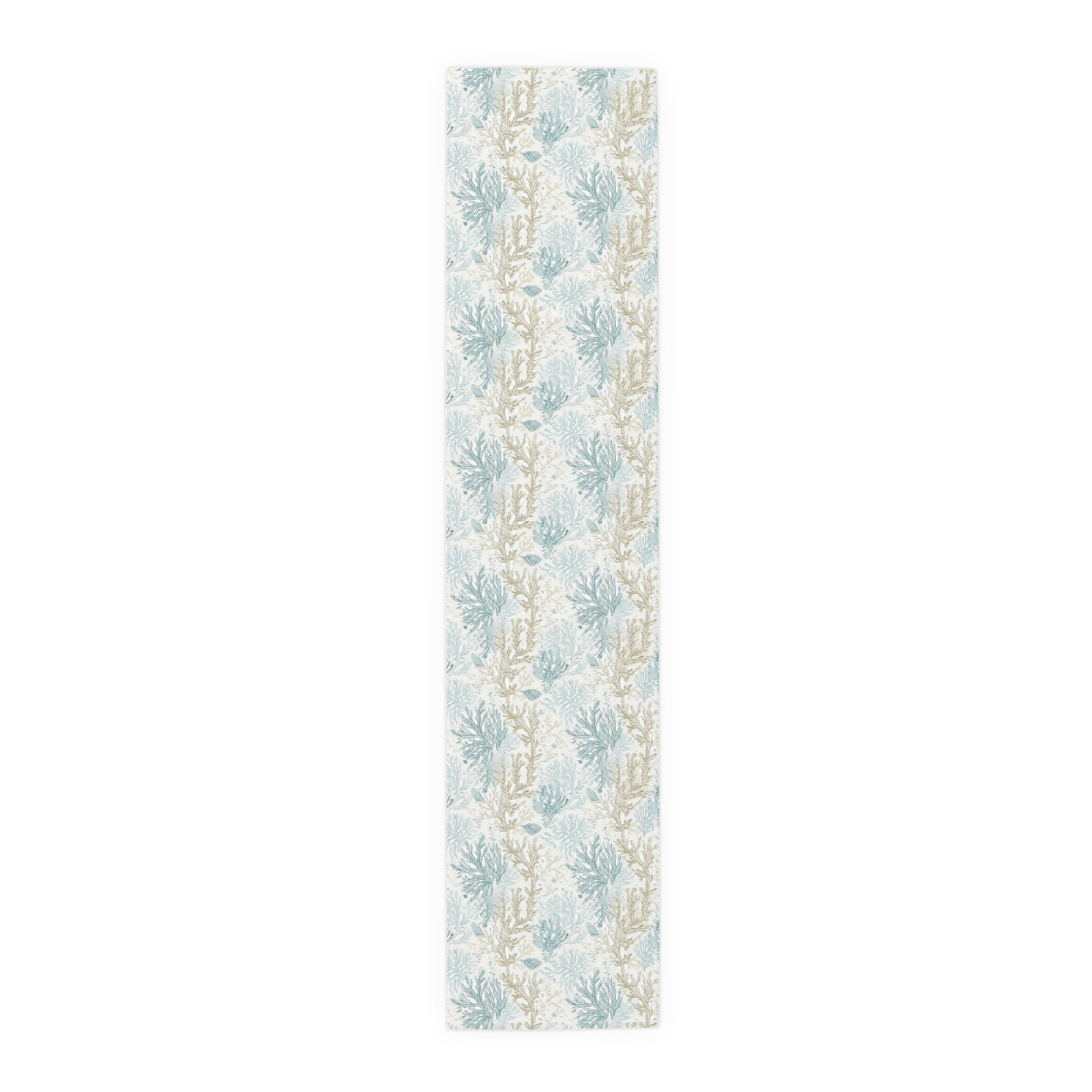 Ocean-inspired table runner for summer table setting