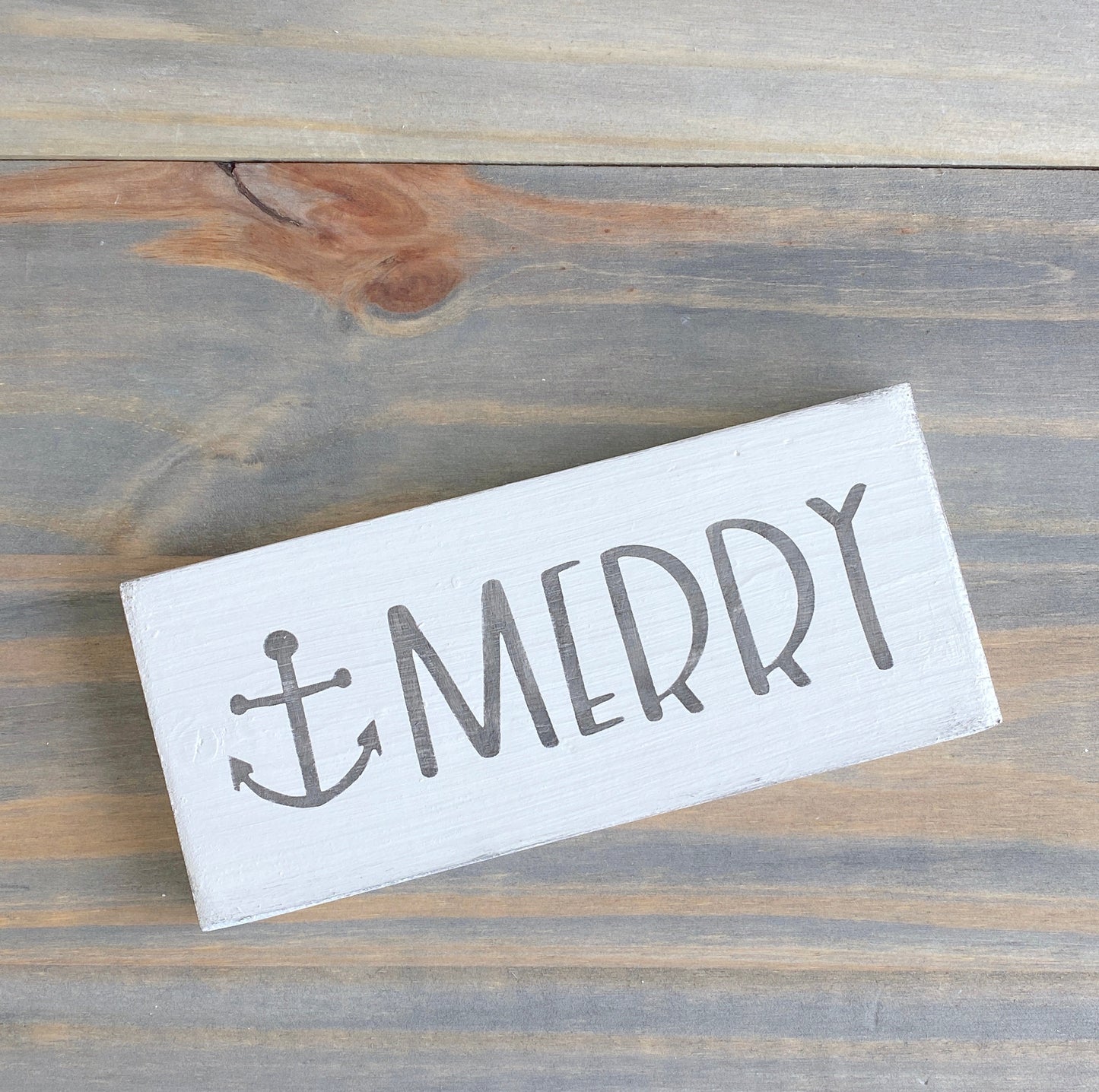 Merry Anchor Sign