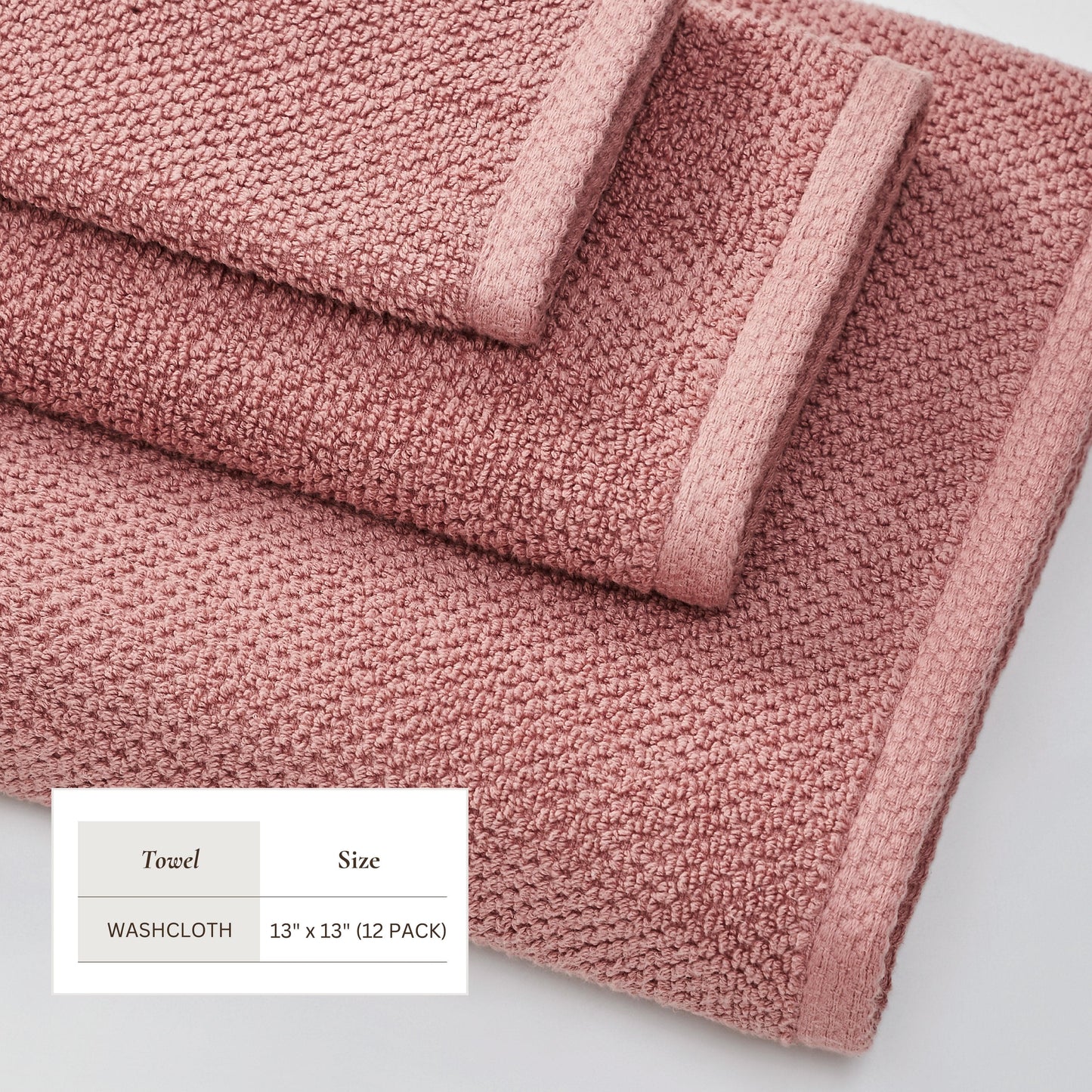 Cotton Textured Bath Towel Set