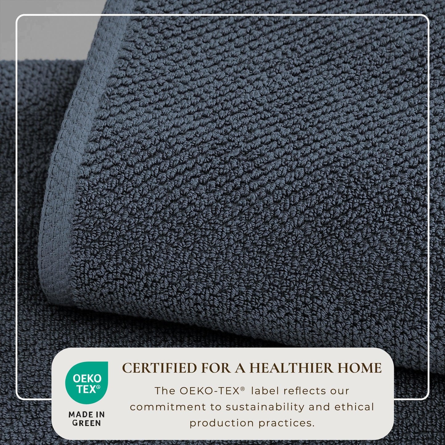 Cotton Textured Bath Towel Set