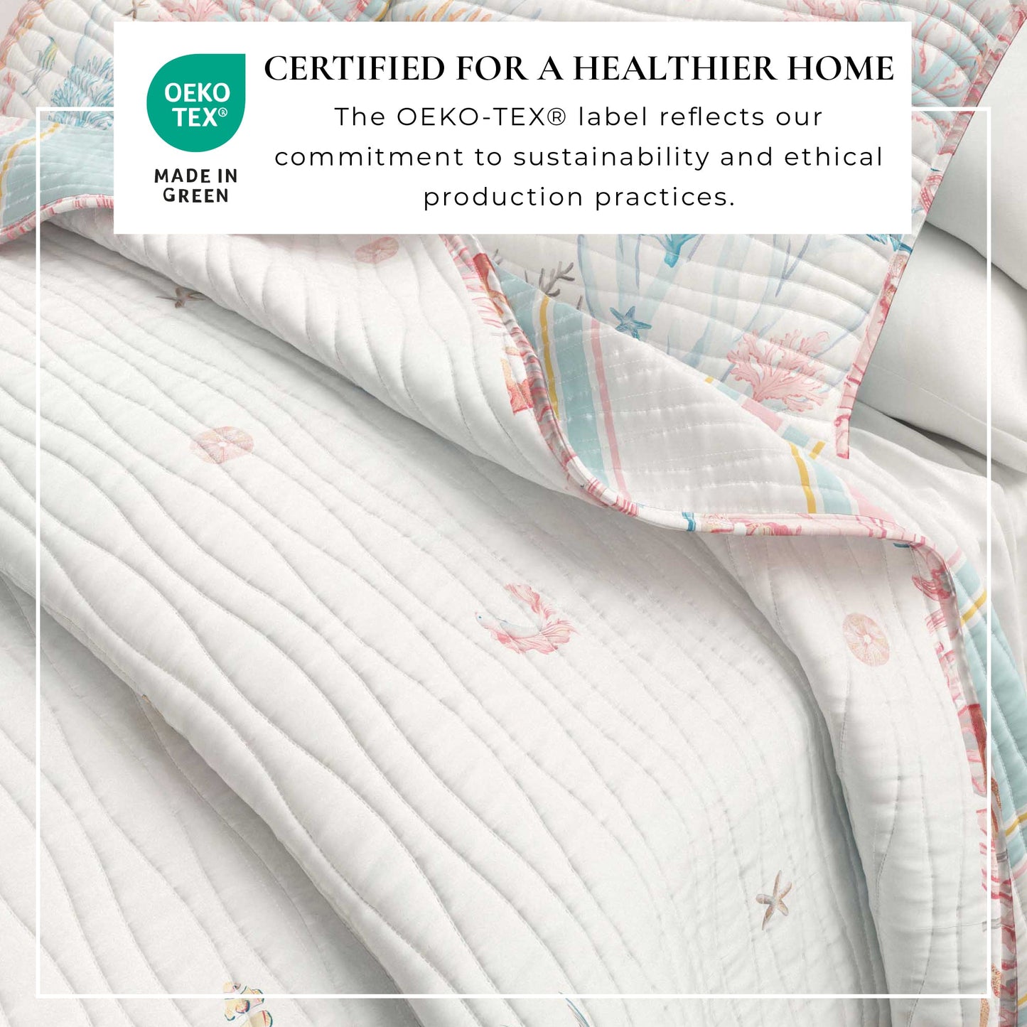 Coastal Coral Reef Quilt Set - Caymen Collection