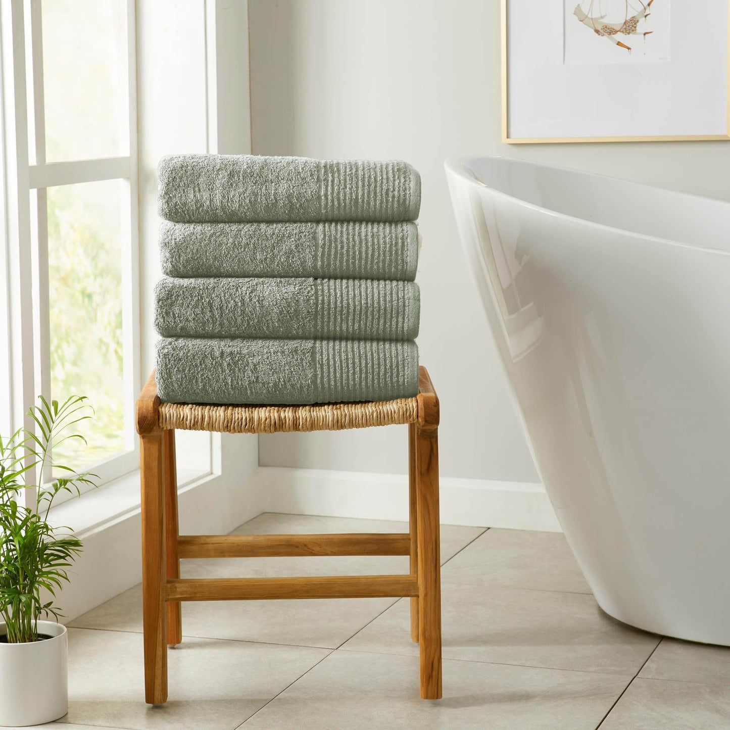 4 Pack Cotton Bath Towels