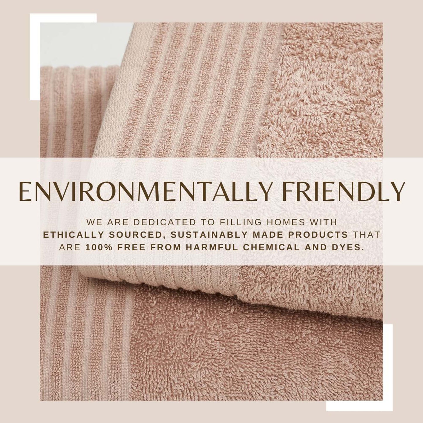 4 Pack Cotton Bath Towels