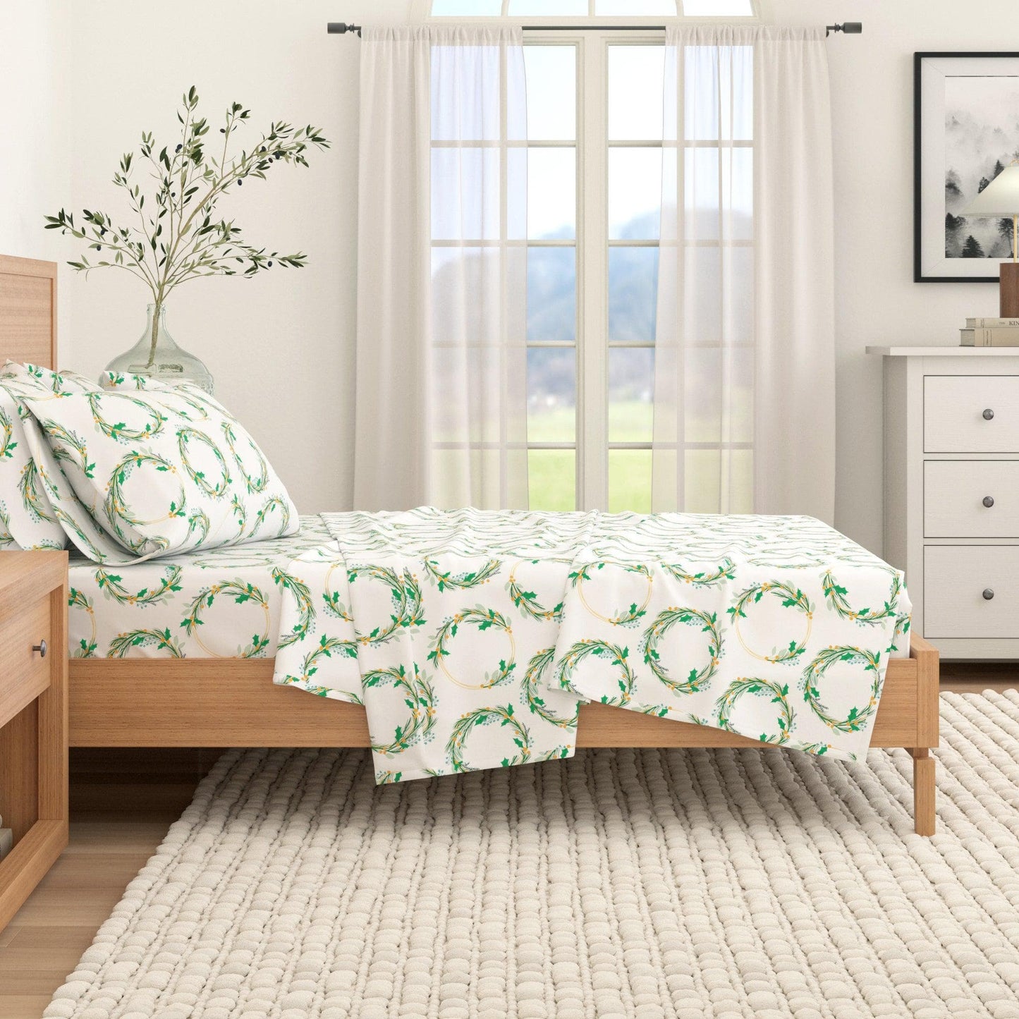 4-Piece Turkish Cotton Flannel Sheet - Lakeview Collection