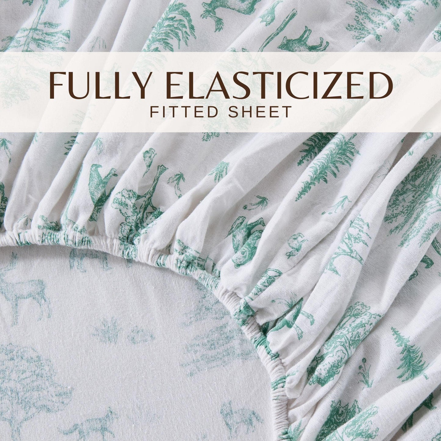 100% Turkish Cotton Flannel Sheets – Cozy Winter Lodge Patterns