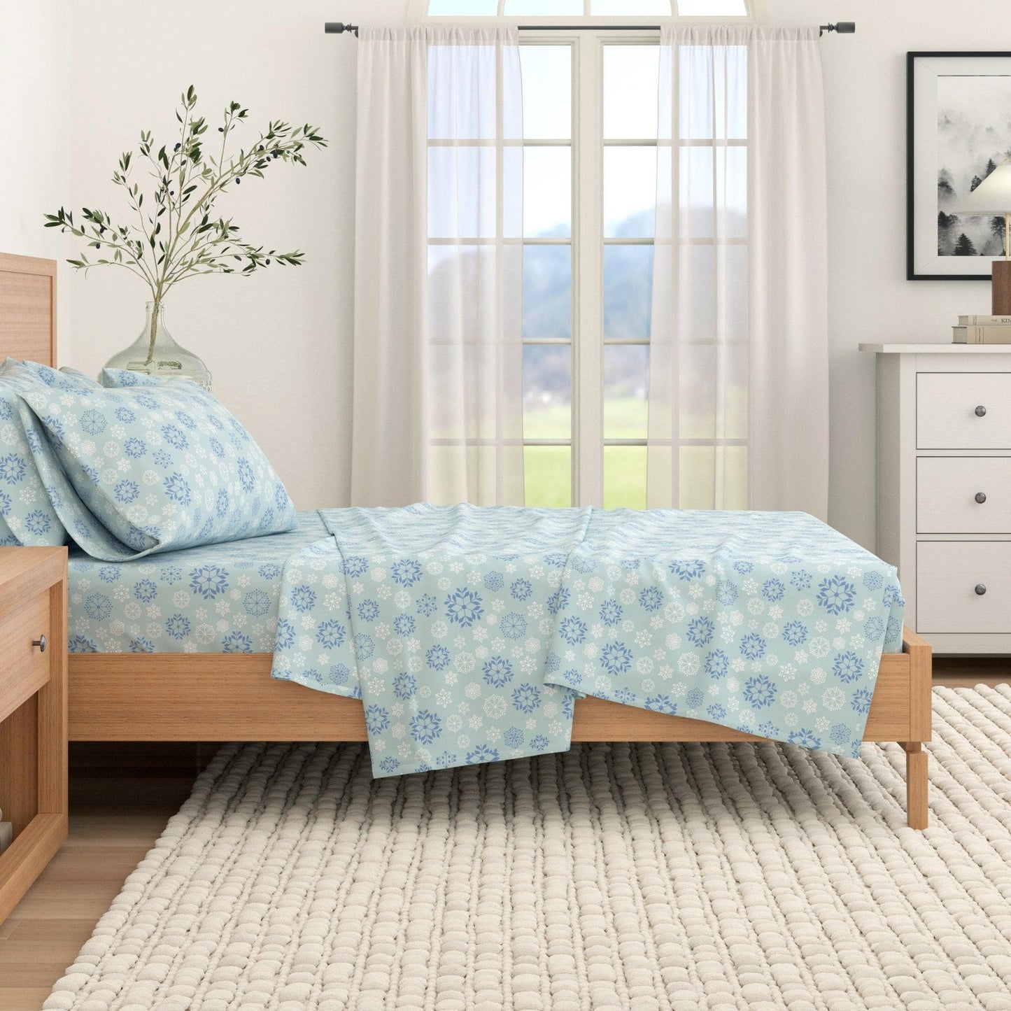 100% Turkish Cotton Flannel Sheets – Cozy Winter Lodge Patterns