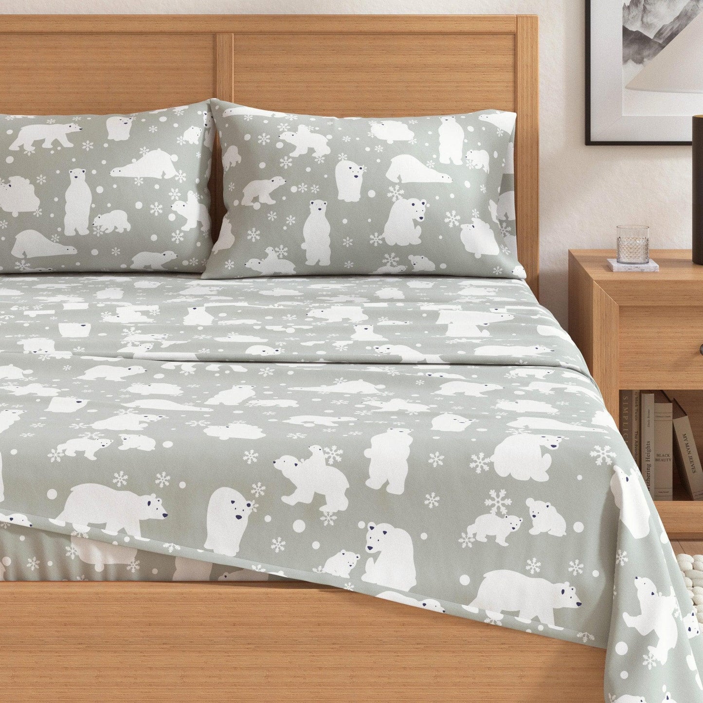 100% Turkish Cotton Flannel Sheets – Cozy Winter Lodge Patterns