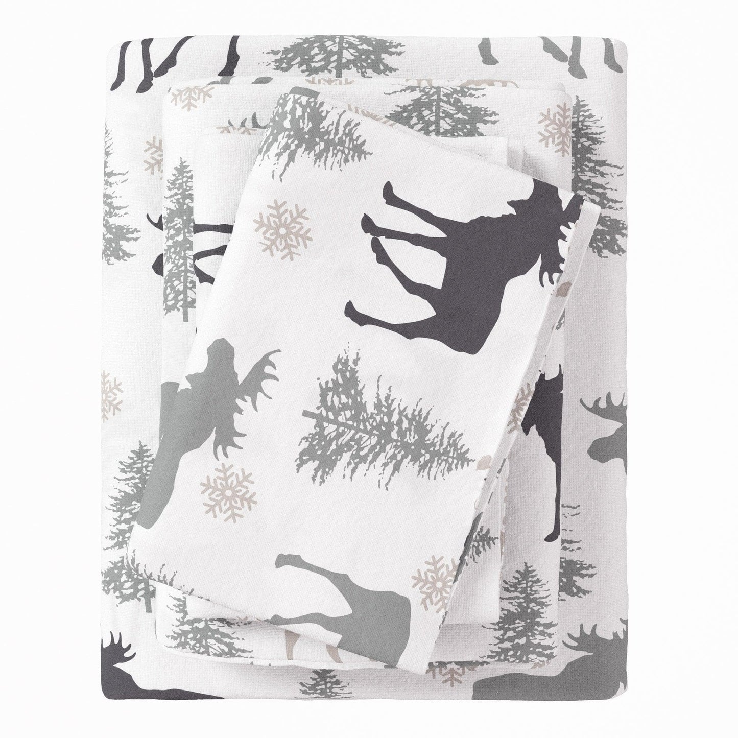 100% Turkish Cotton Flannel Sheets – Cozy Winter Lodge Patterns