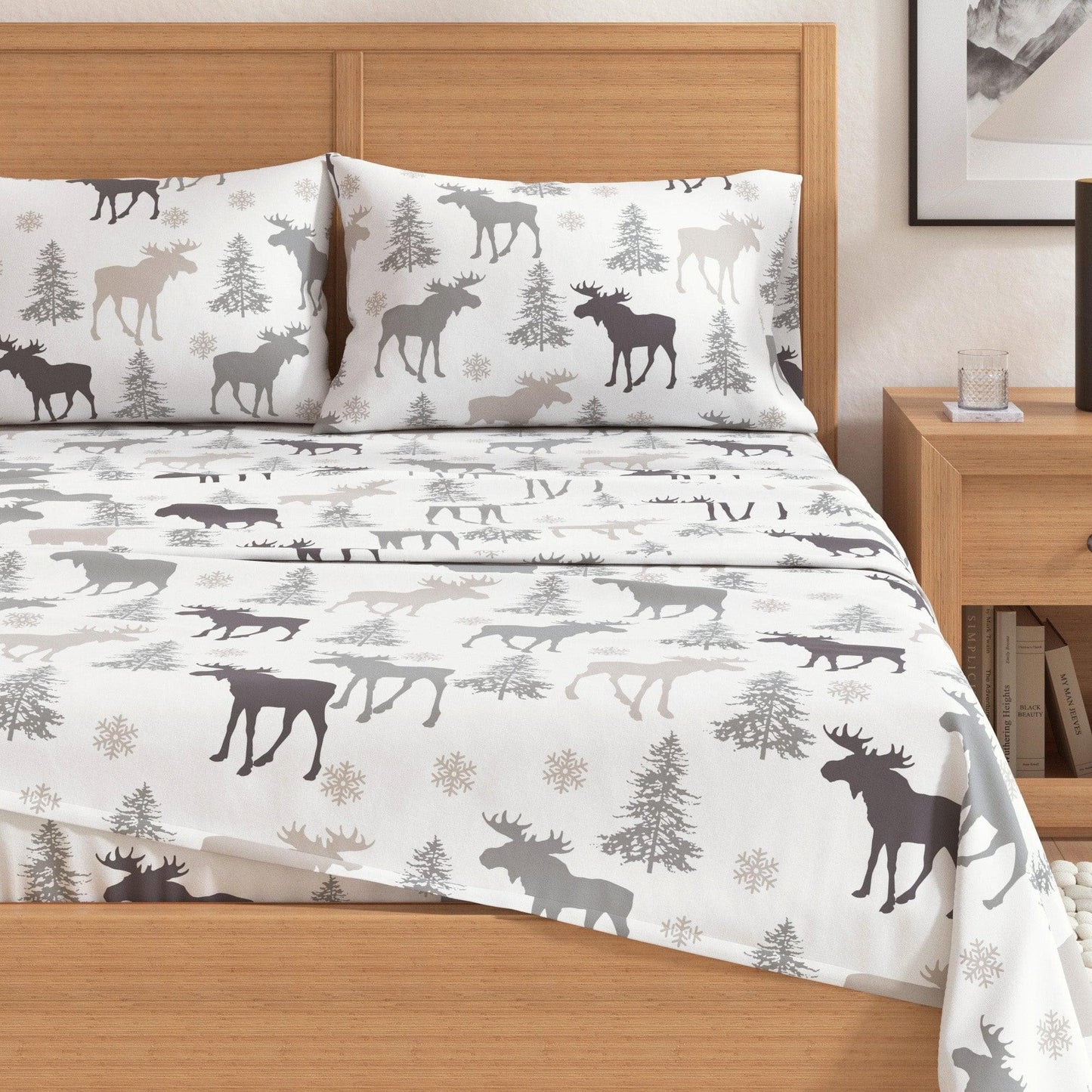 100% Turkish Cotton Flannel Sheets – Cozy Winter Lodge Patterns