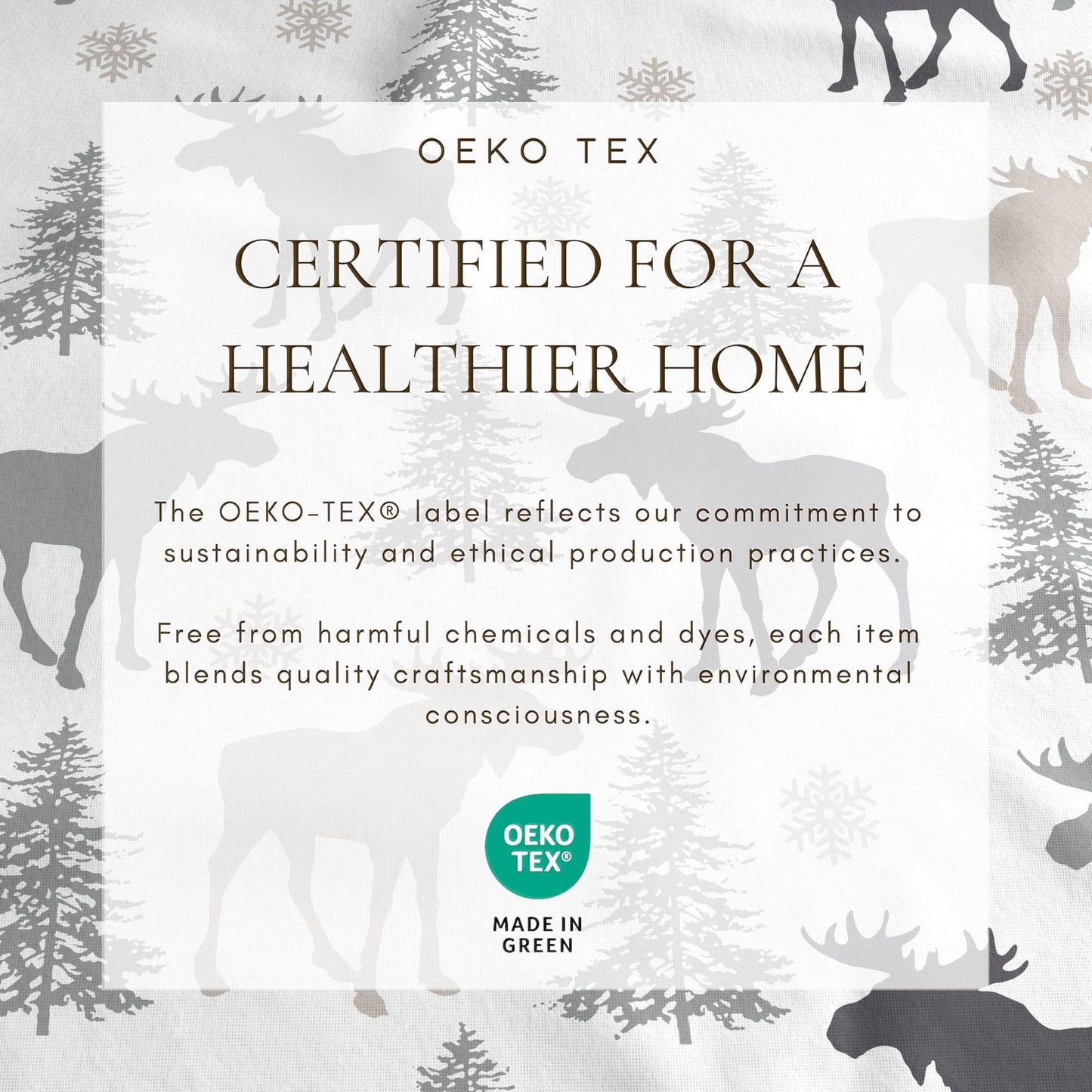 100% Turkish Cotton Flannel Sheets – Cozy Winter Lodge Patterns