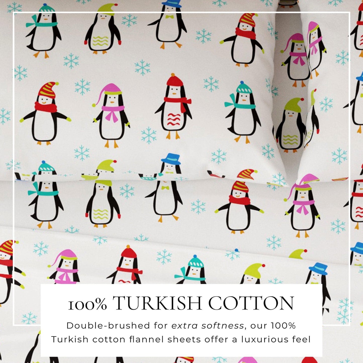 100% Turkish Cotton Flannel Sheets – Cozy Winter Lodge Patterns