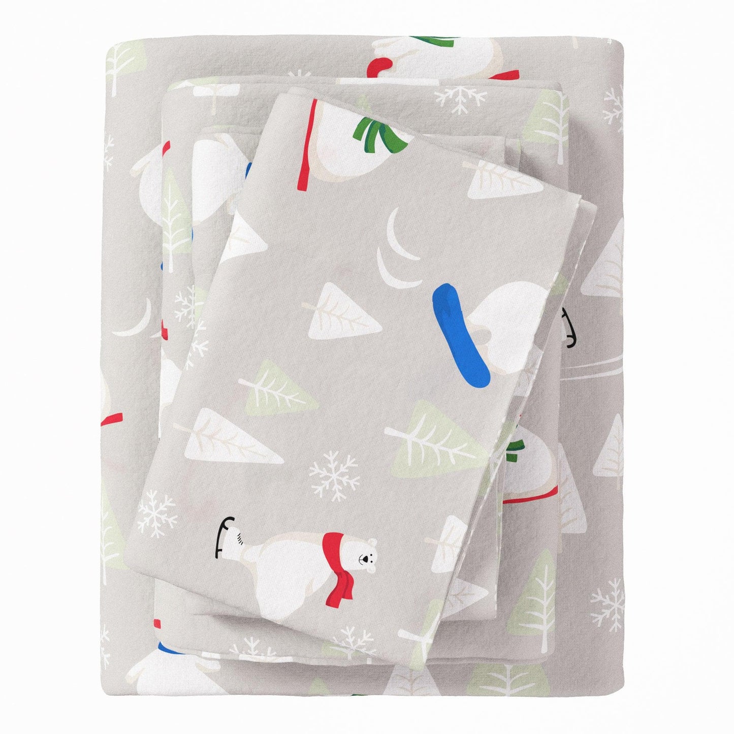 100% Turkish Cotton Flannel Sheets – Cozy Winter Lodge Patterns