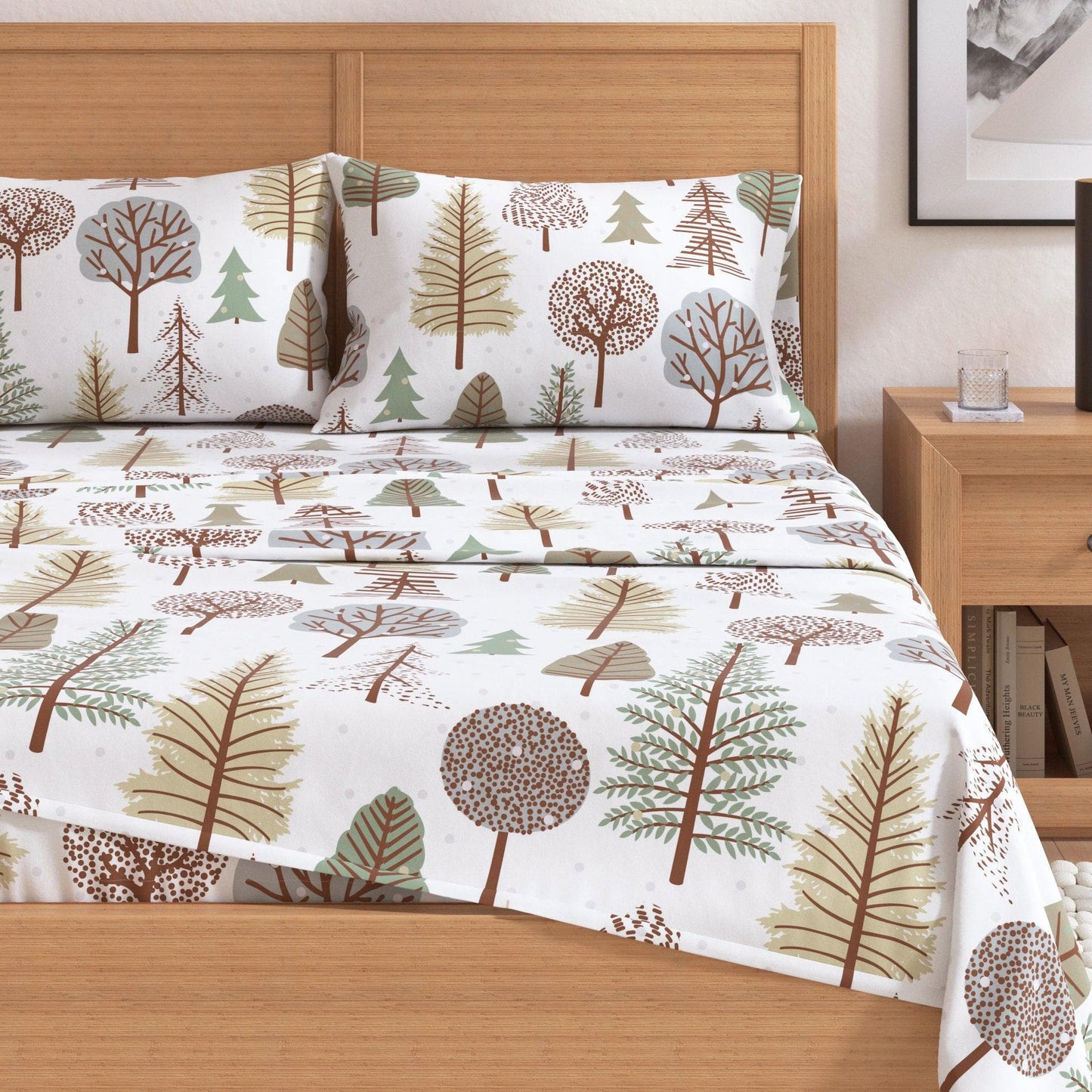 100% Turkish Cotton Flannel Sheets – Cozy Winter Lodge Patterns