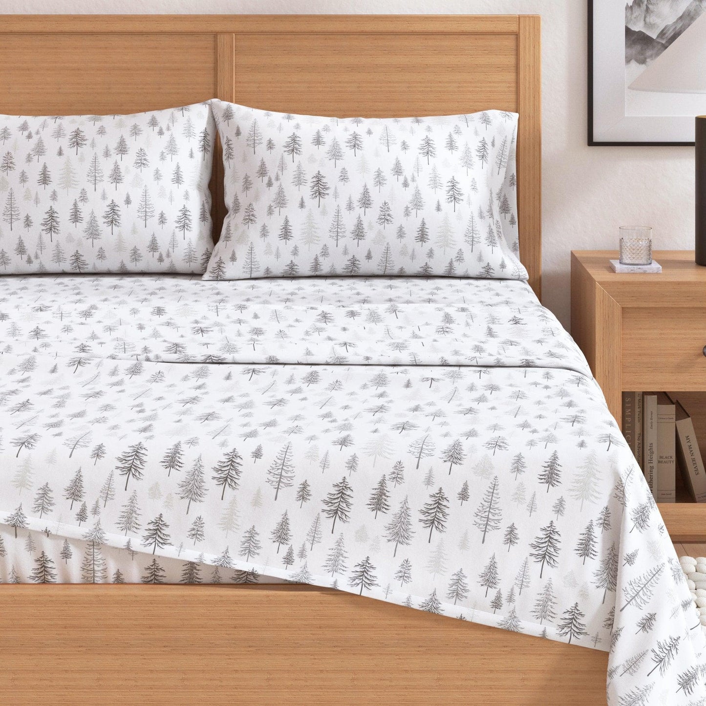 100% Turkish Cotton Flannel Sheets – Cozy Winter Lodge Patterns