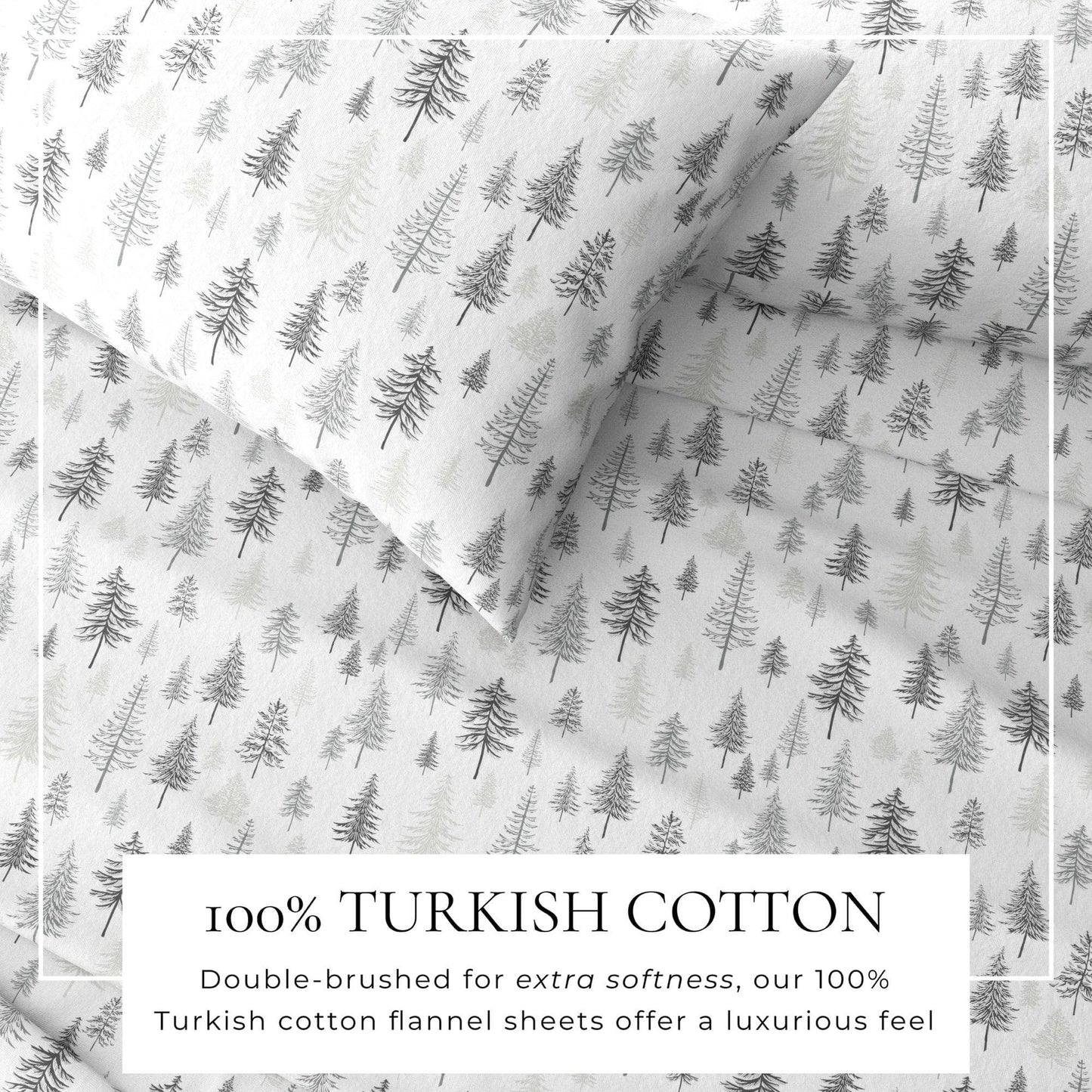 100% Turkish Cotton Flannel Sheets – Cozy Winter Lodge Patterns