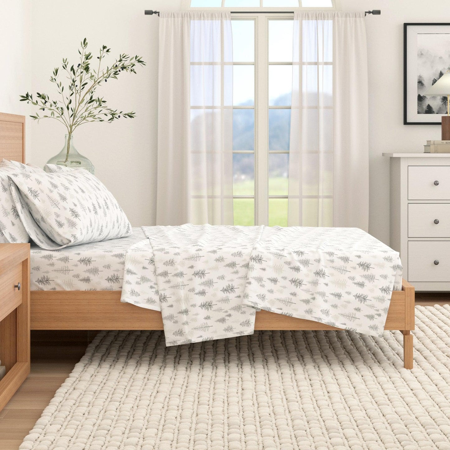 100% Turkish Cotton Flannel Sheets – Cozy Winter Lodge Patterns