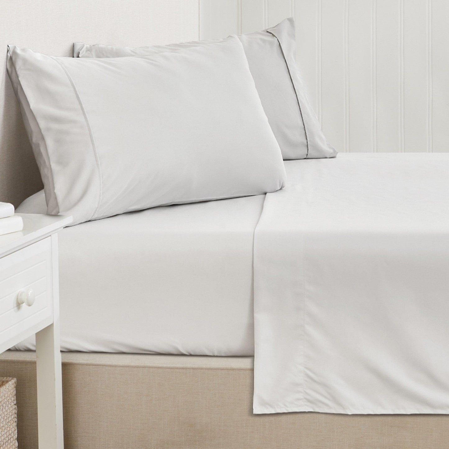 4 Piece Solid Microfiber Sheet - Amara Collection