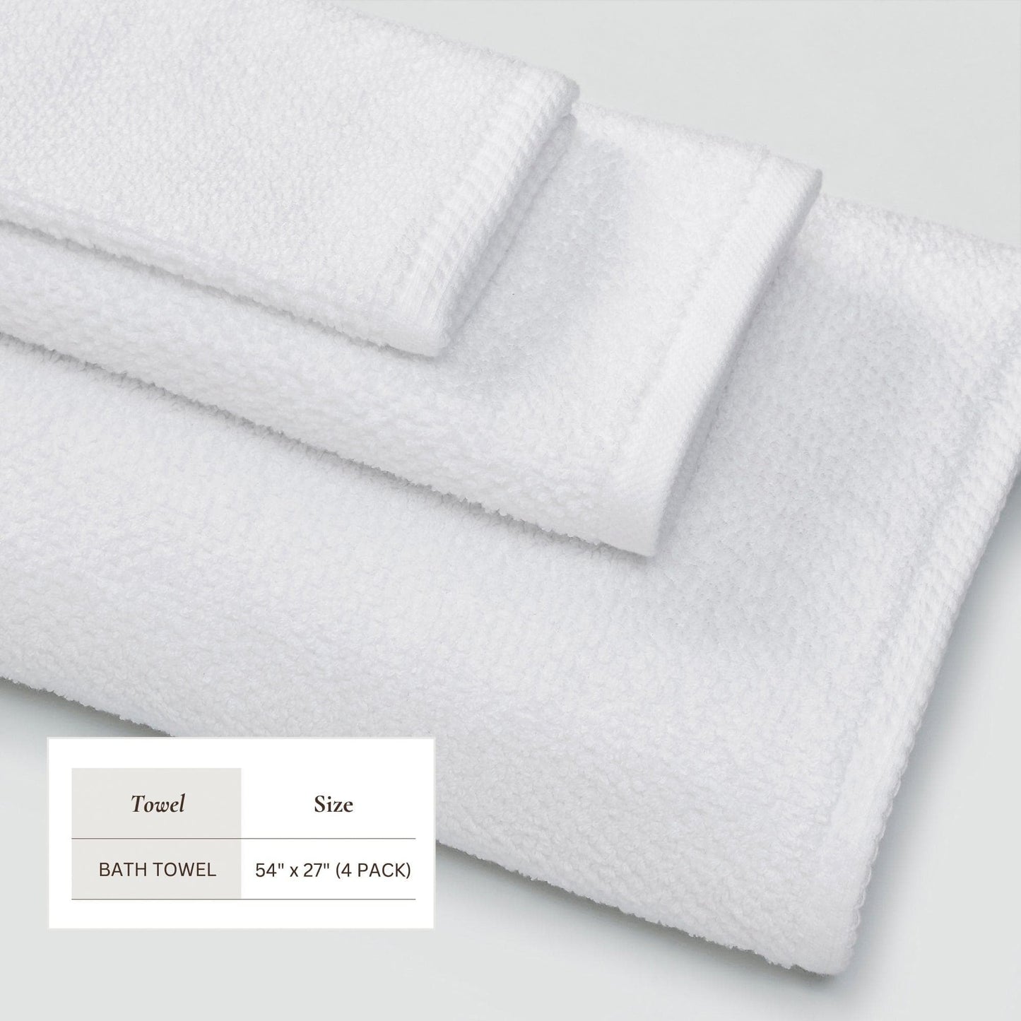 Cotton Textured Bath Towel Set