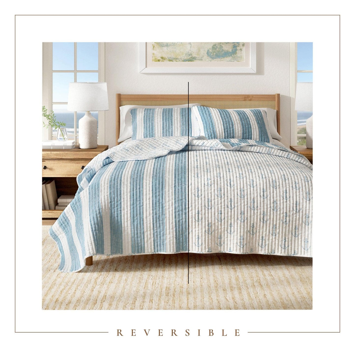 3-Piece Coastal Quilt