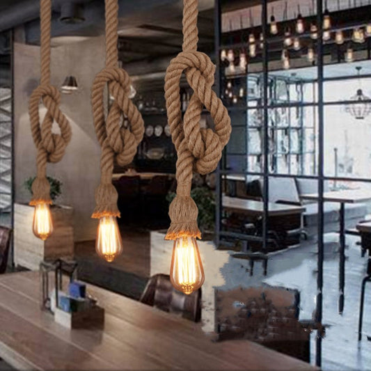 Hemp Rope Chandelier