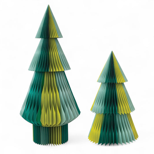 Jumbo Handmade Folding Honeycomb Paper Trees