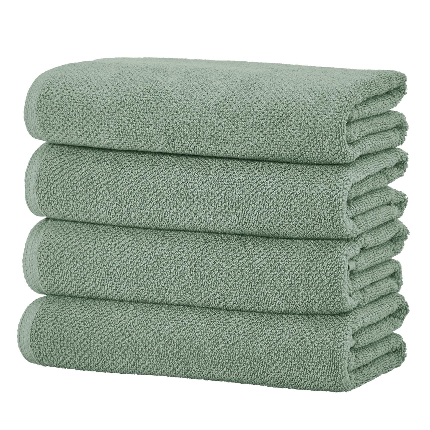 Cotton Textured Bath Towel Set