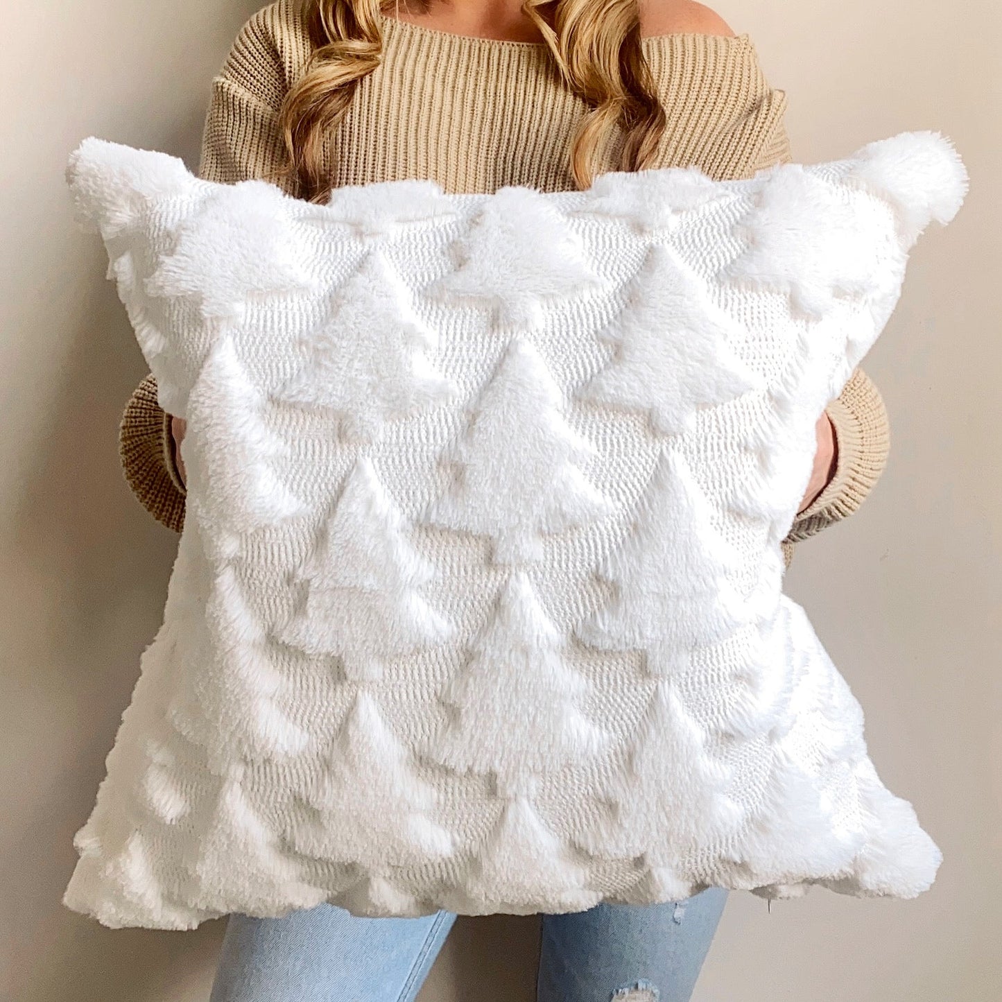 White Fir Pillow Cover