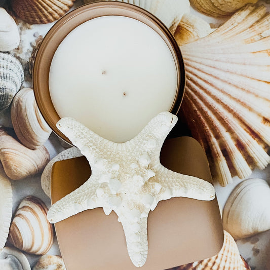 Beach Day Soy Candle – Clean Ingredients, Long Burn, Coconut & Vanilla Scent