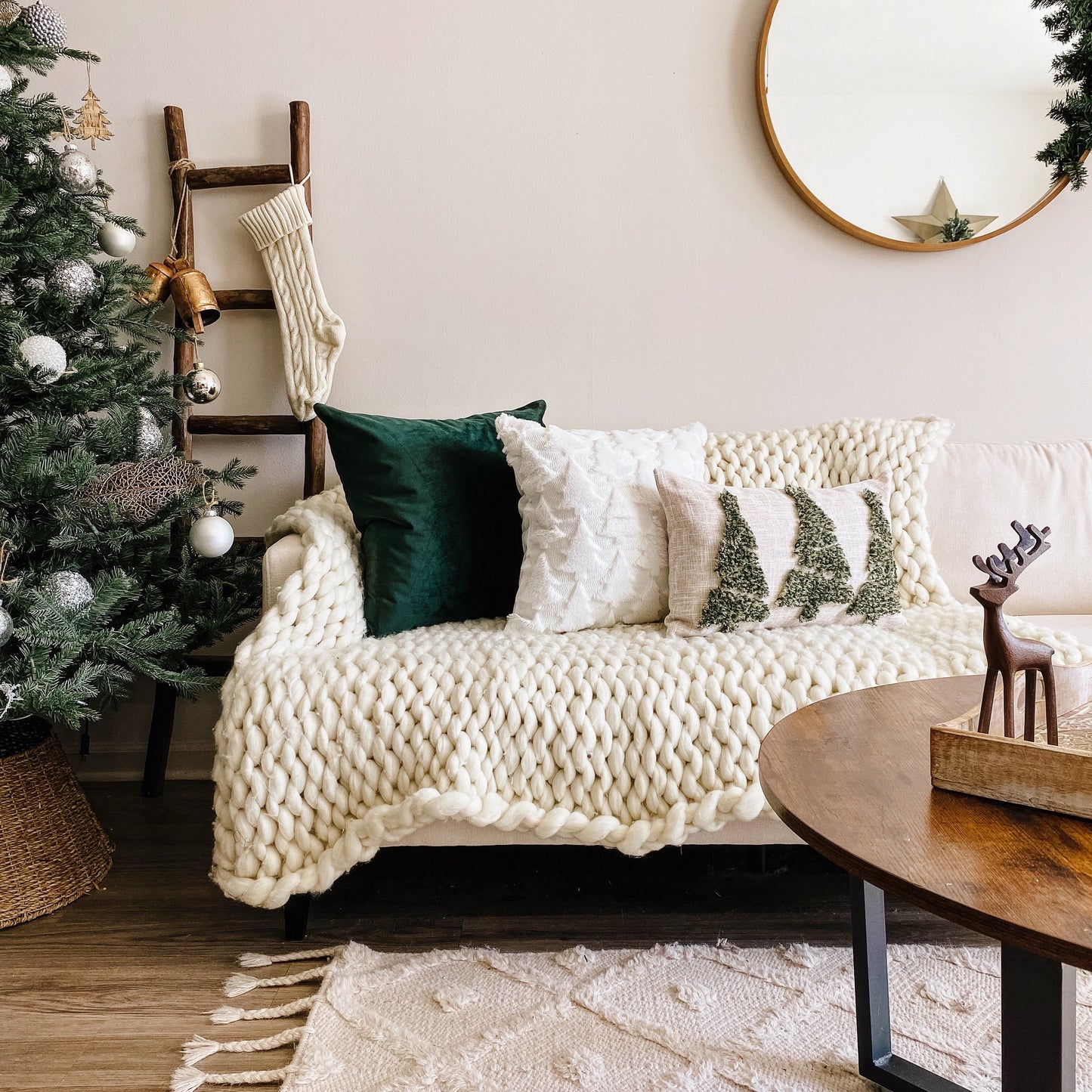 Christmas Tree Pillow Cover