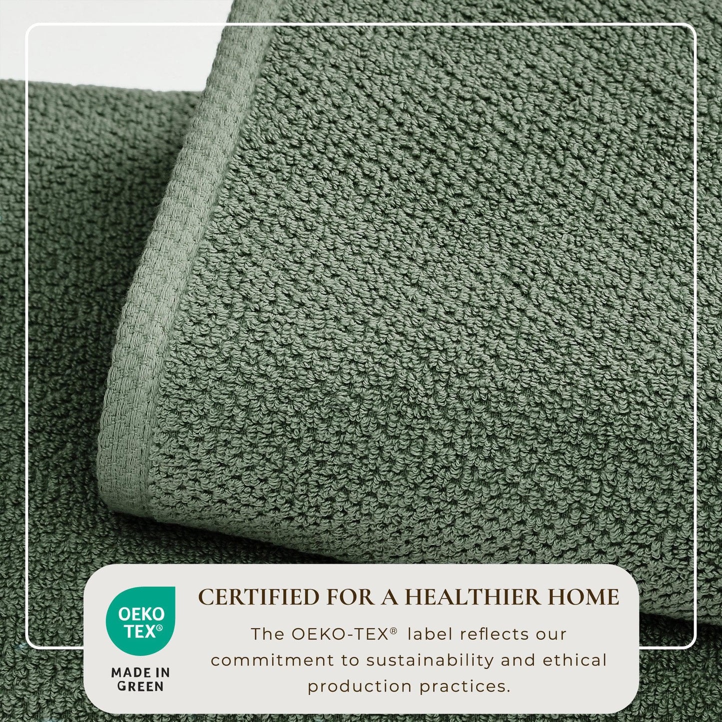 Cotton Textured Bath Towel Set