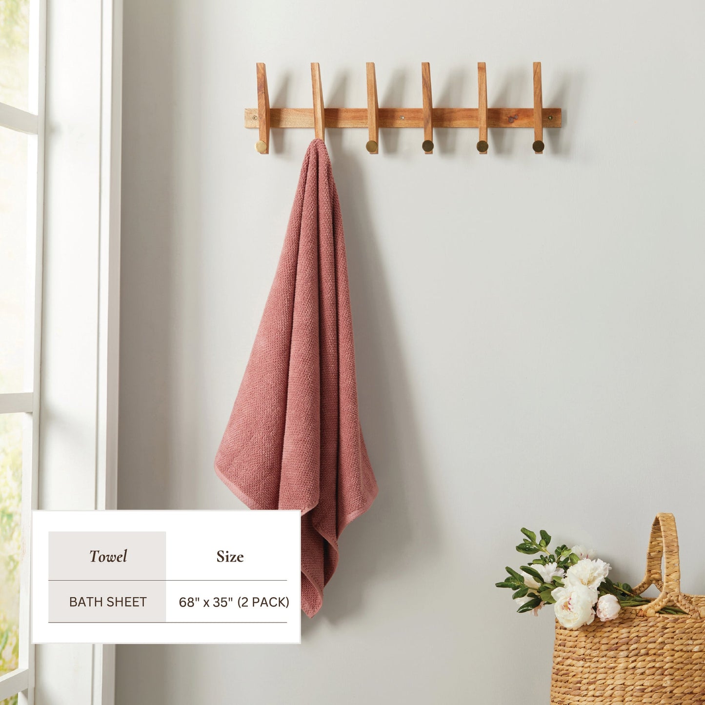 Cotton Textured Bath Towel Set