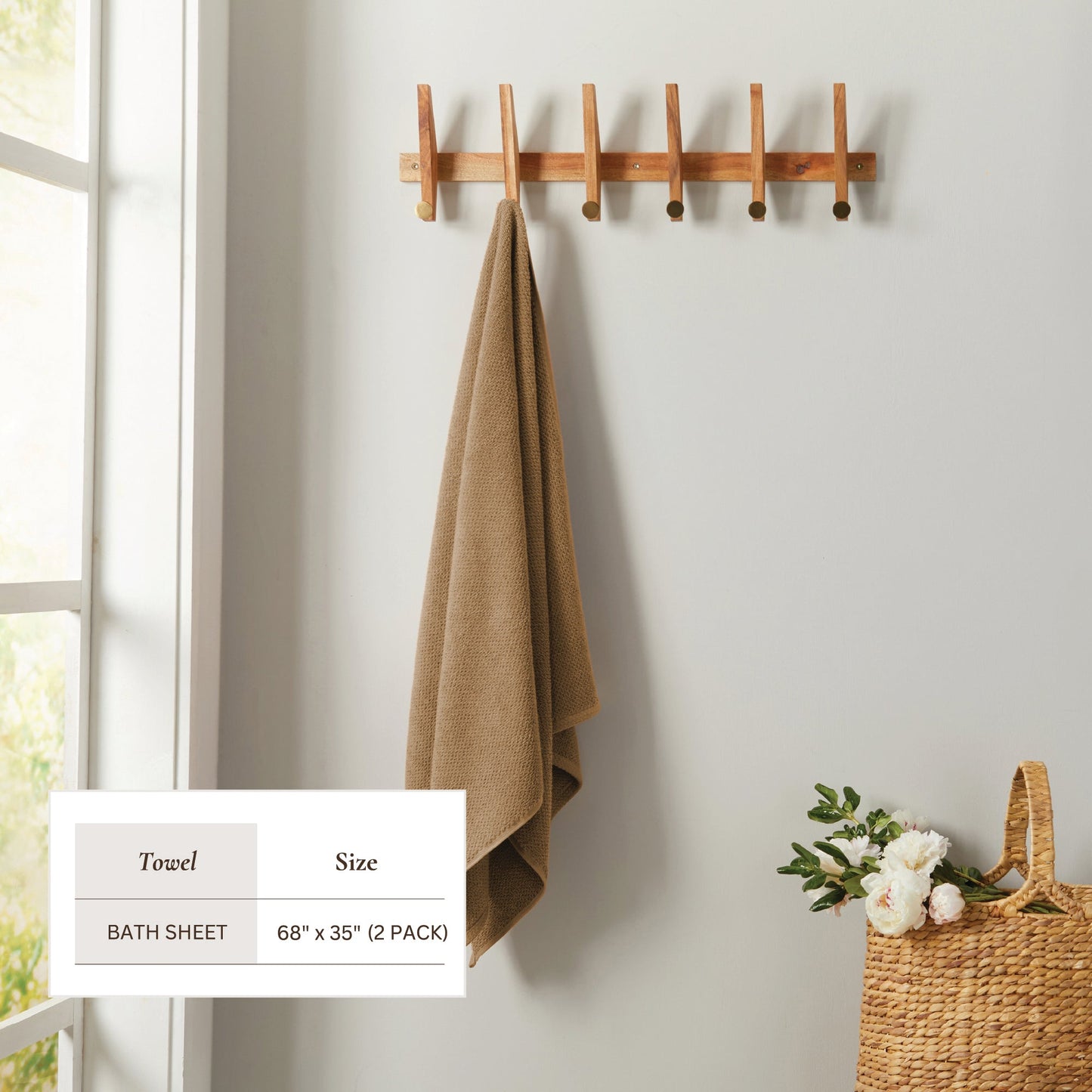 Cotton Textured Bath Towel Set