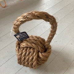 c Knot door stopper in coastal home décor