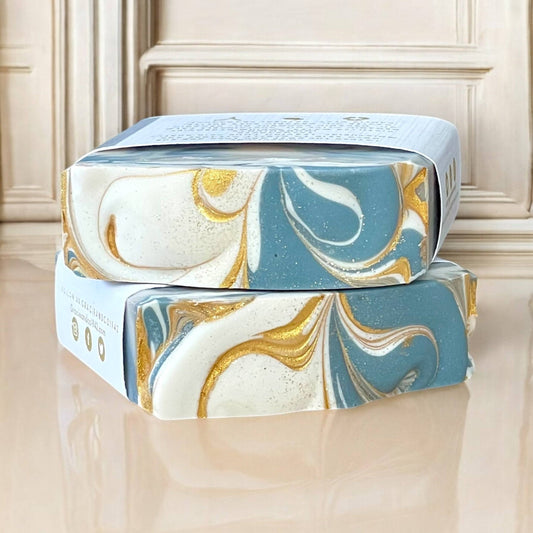 Coastal-scented bar soap for nautical gift baskets and spa experiences