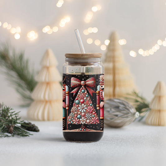 17oz Nutcracker Sipper Glass