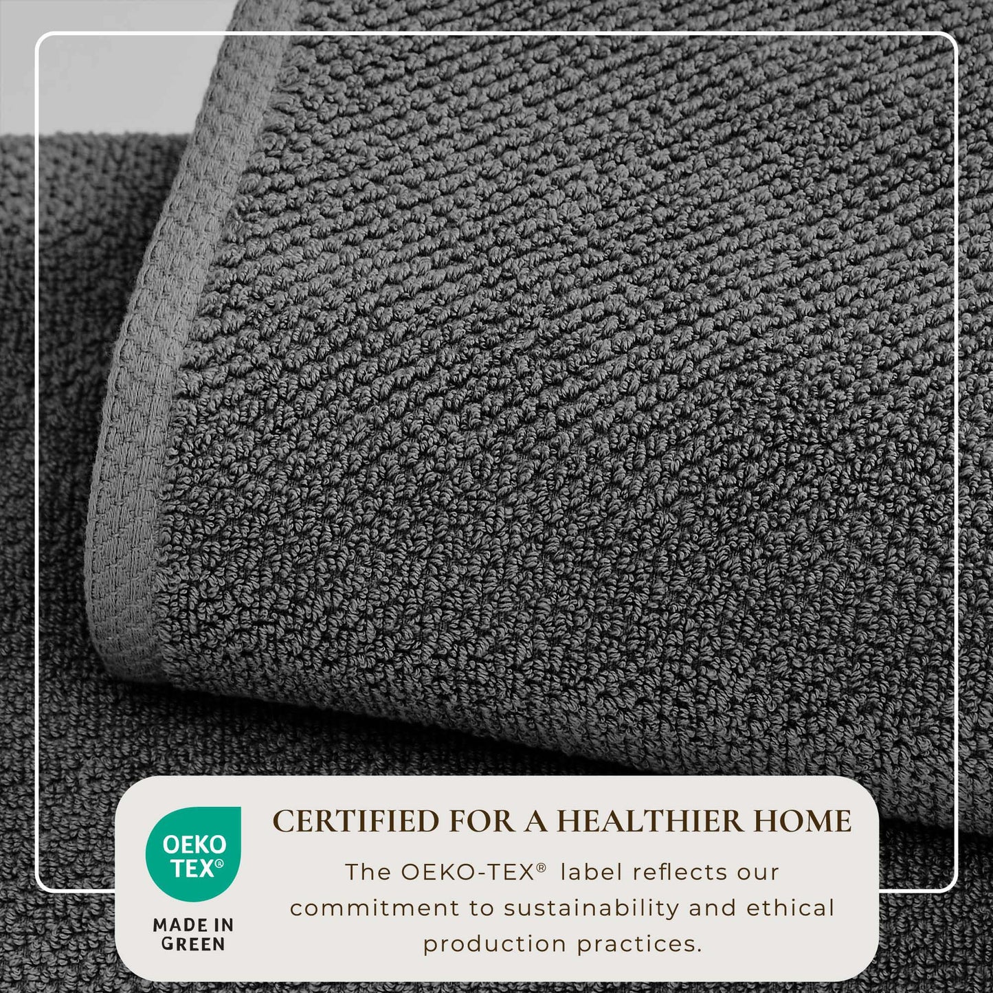 Cotton Textured Bath Towel Set