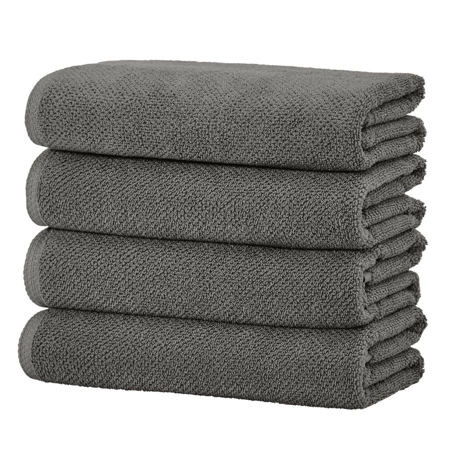 Cotton Textured Bath Towel Set