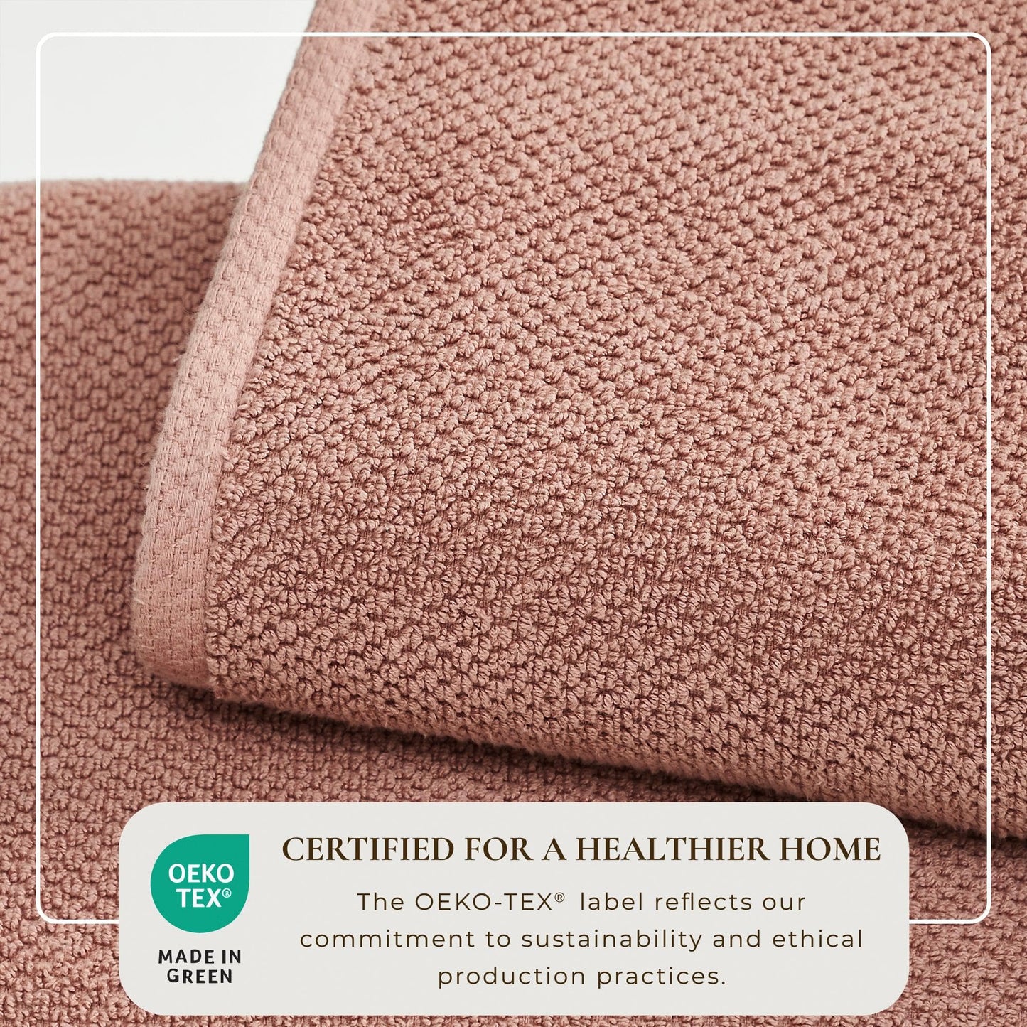 Cotton Textured Bath Towel Set