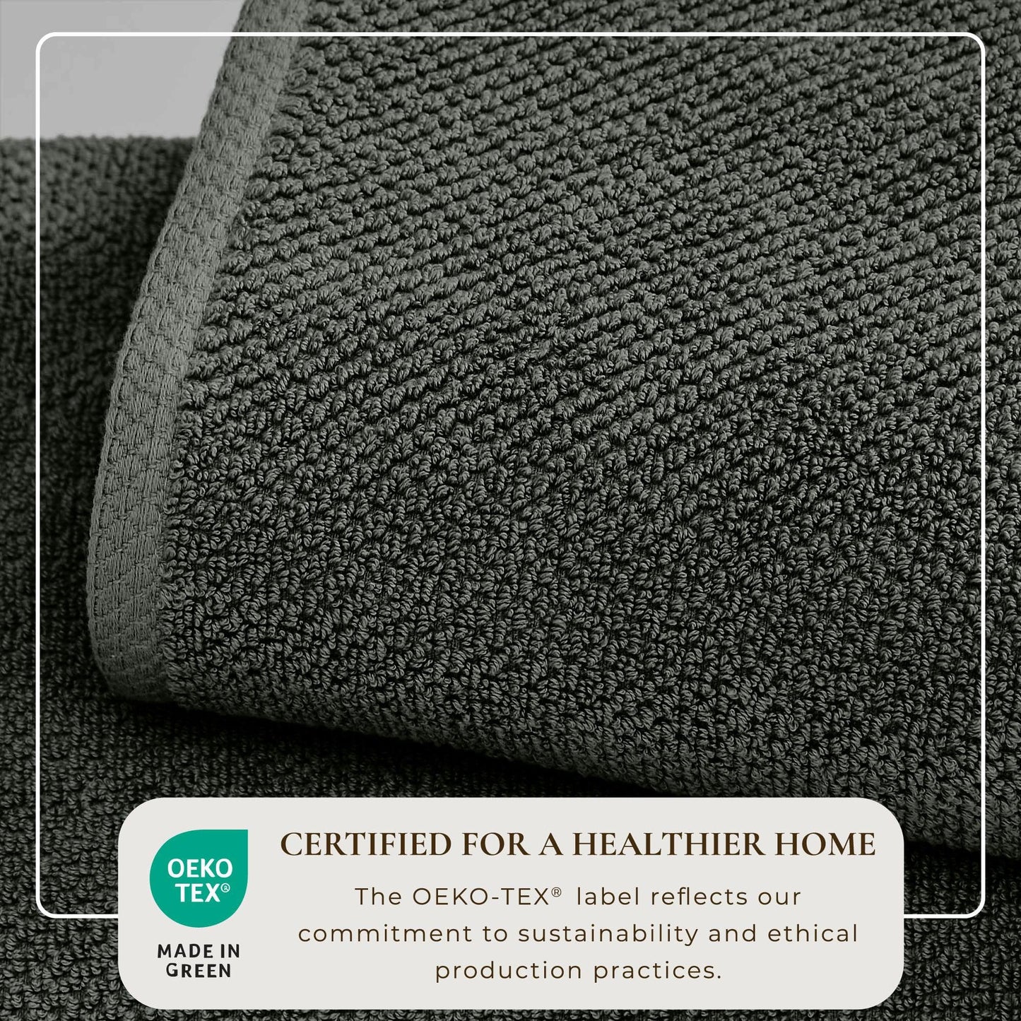 Cotton Textured Bath Towel Set