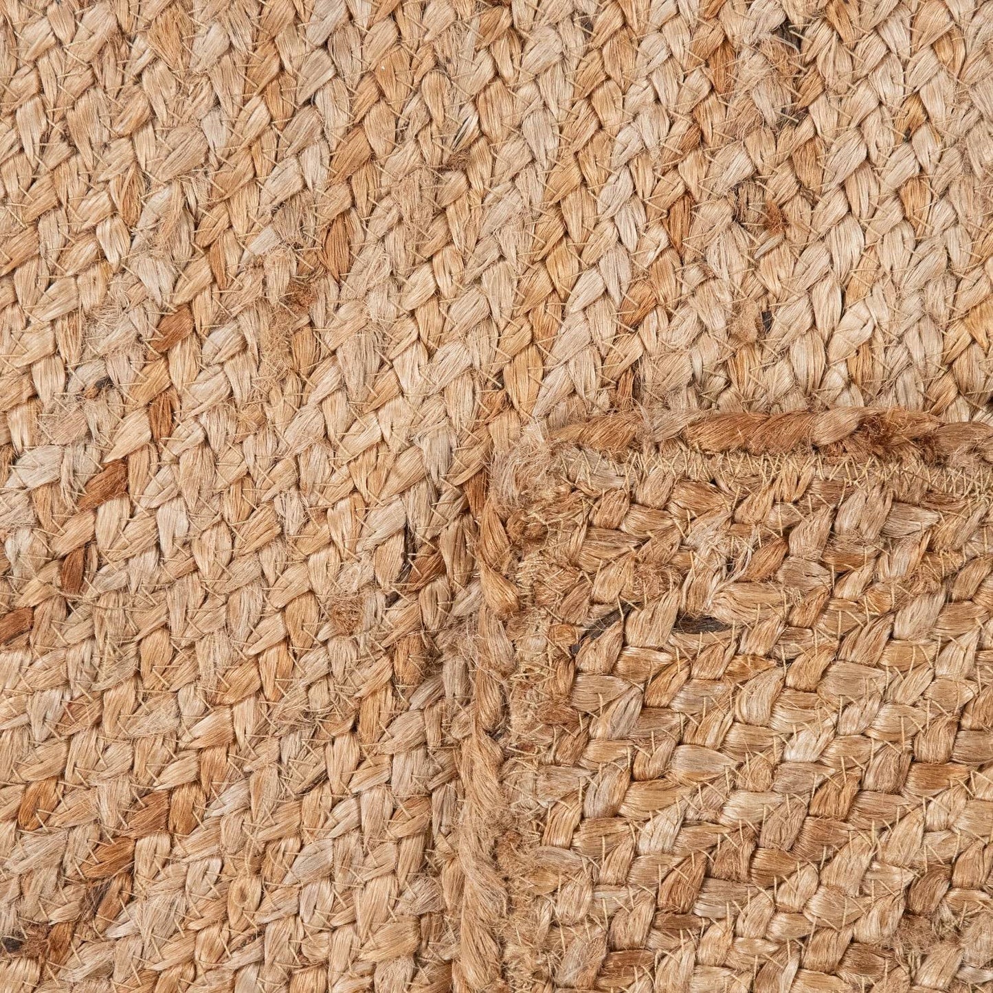 Natural Handwoven Jute Area Rug