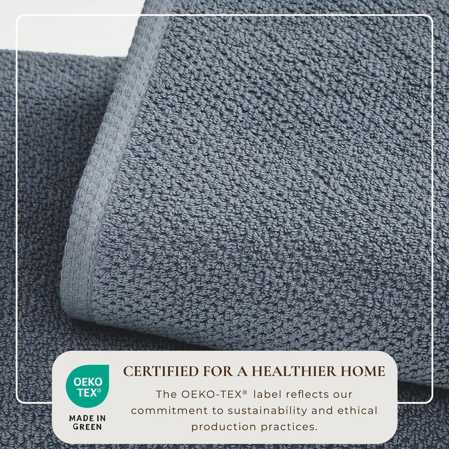 Cotton Textured Bath Towel Set