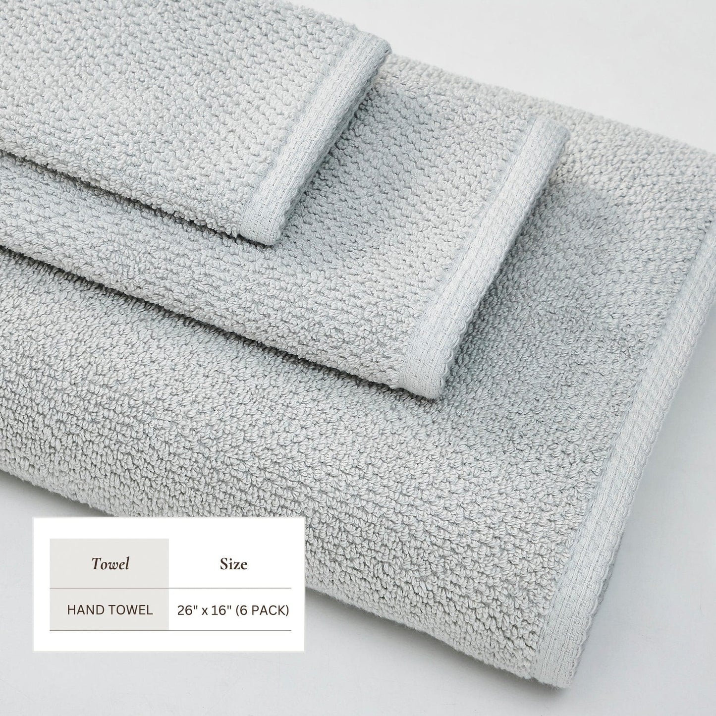 Cotton Textured Bath Towel Set