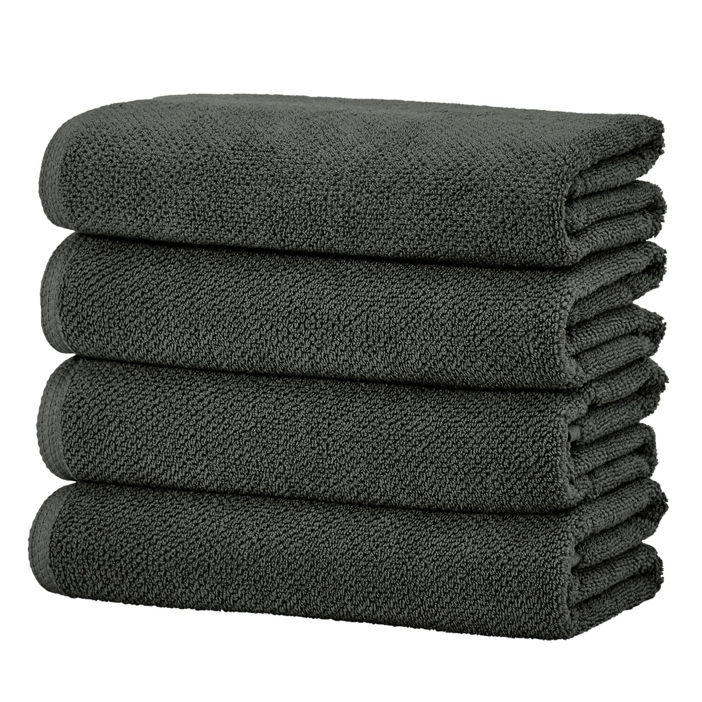 Cotton Textured Bath Towel Set