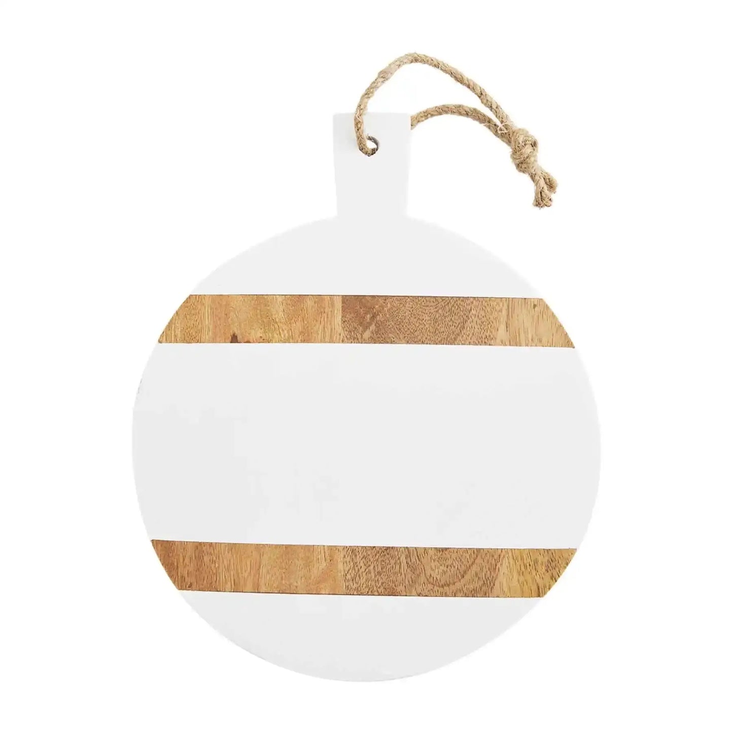 White mango wood trivet 11x9 for kitchen counter protection